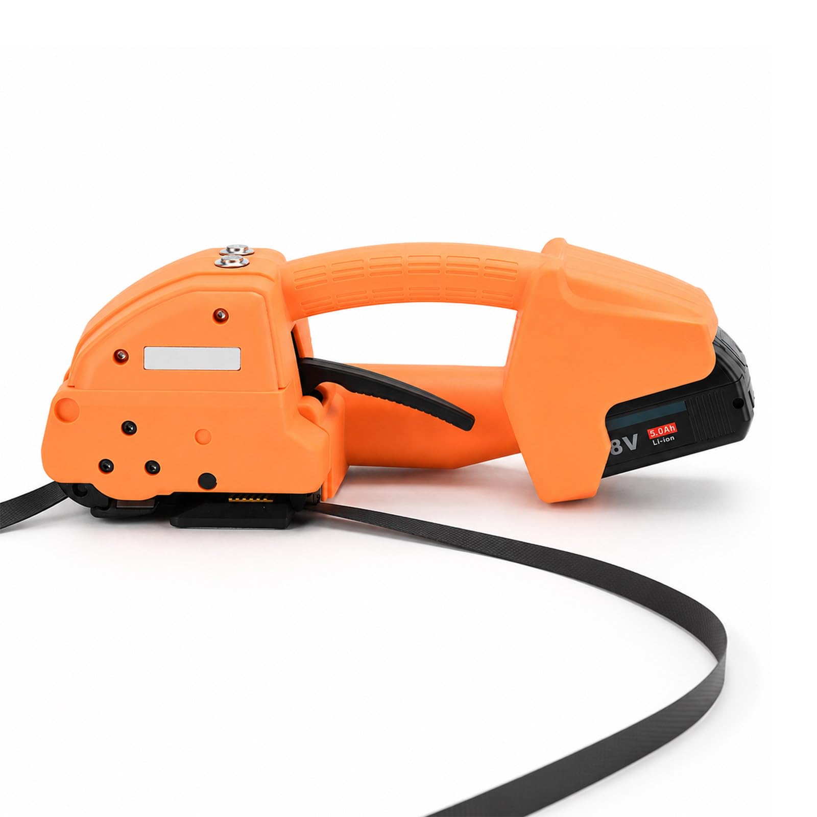 richigblosmum Full-Auto Strapping Machine with Adjustable Tension, Q1 13-16mm 400-3200N / Q2L 16-19mm 400-5500N, PET/PP Banding Tool for Wood, Metal and Factory Bundling Q2L