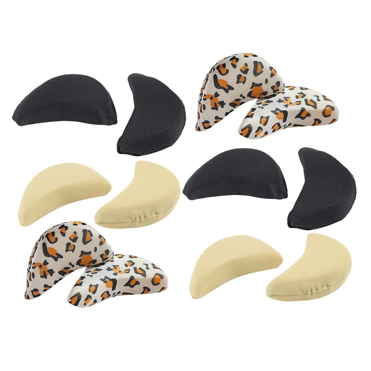 Healeved 5 Sätze Hohe Fersenpolster Fersenschutz Schwamm Ferseneinlagen Für Damen Lidschatten Füllstoffe Sohlen Schuhzubehör Für Damen Liner Schwämme Ballen Gestrickte Baumwolle 6 Paare * 5
