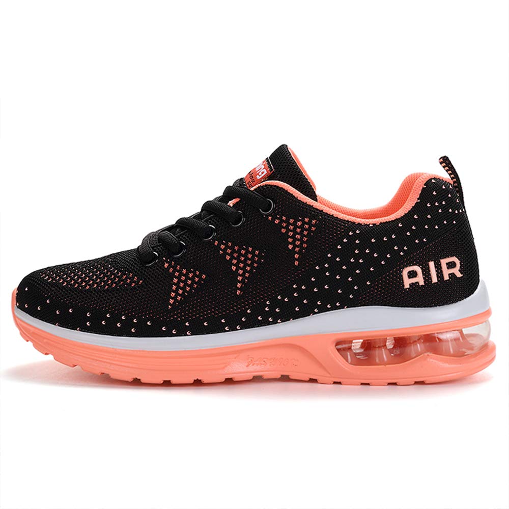 Sponsored Ad - QAUPPE Womens Fashion Lightweight Air Sports Walking Sneakers Breathable Gym Jogging Running Tennis Shoes U...