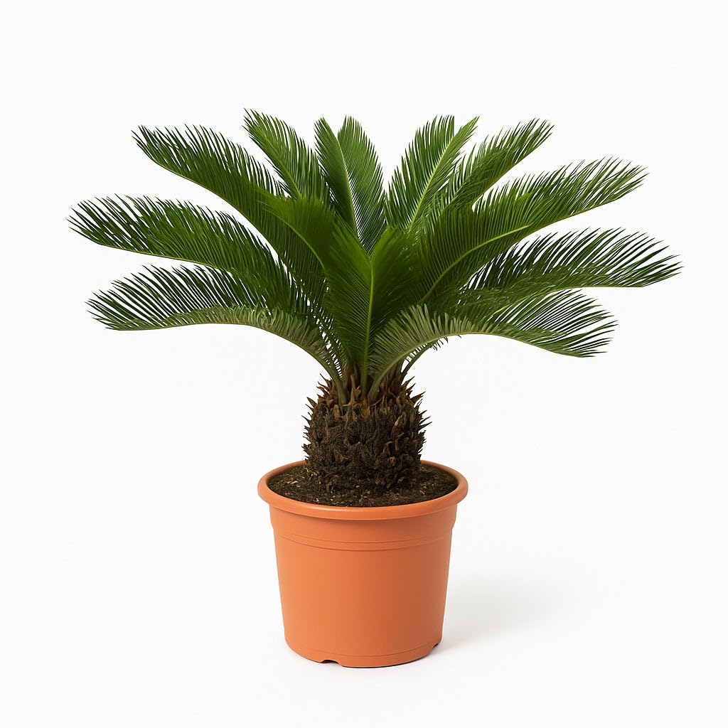 Trendyplants Cycas Revoluta - Palma sago giapponese - Pianta da giardino - Altezza 60-80 cm - Dimensione vaso Ø24 cm