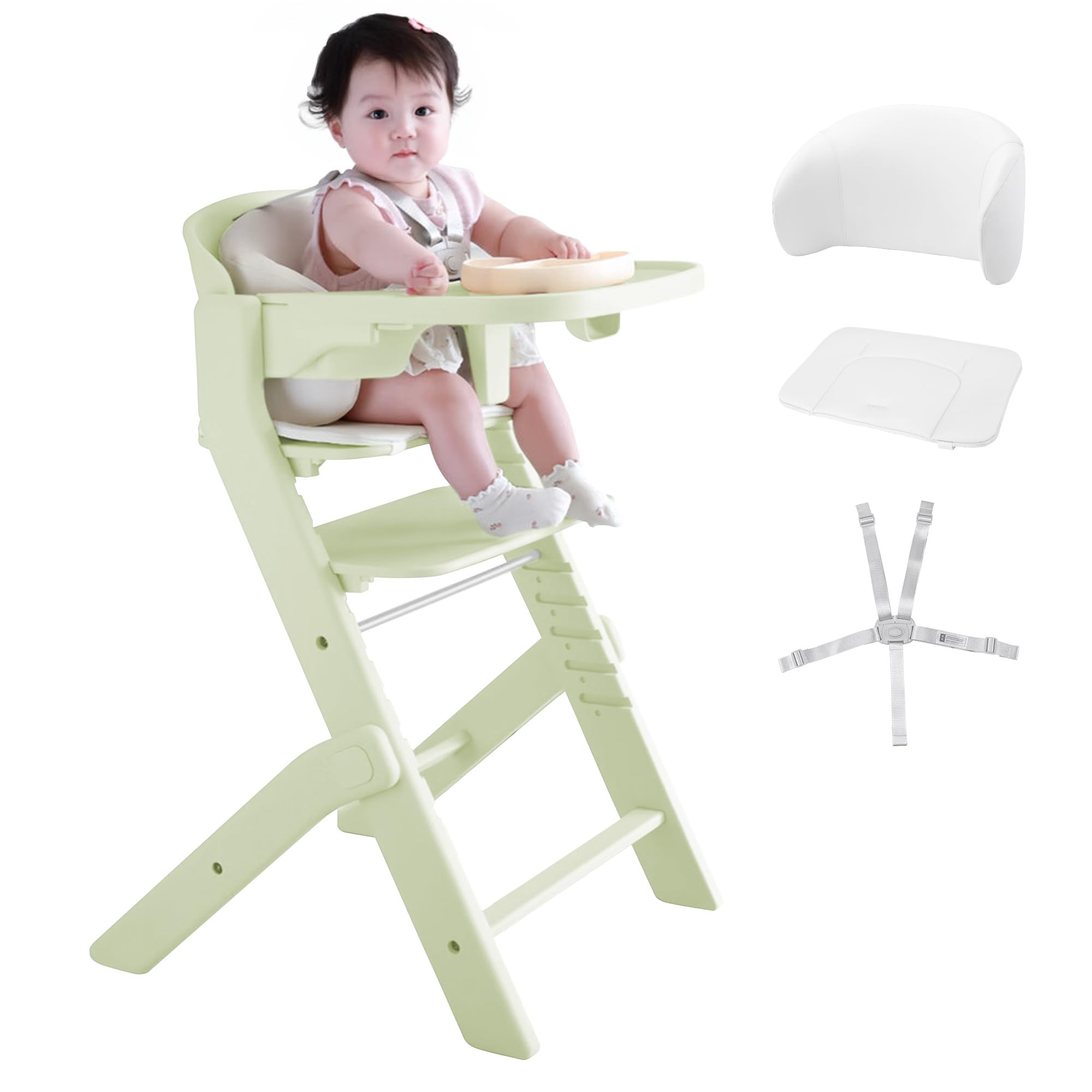 ベビーハイチェア-MAZOT ベビーチェア 10段階高さ調節 Amazon | MAZOT ベビーチェア ハイチェア 【座板・足置き10段階調節