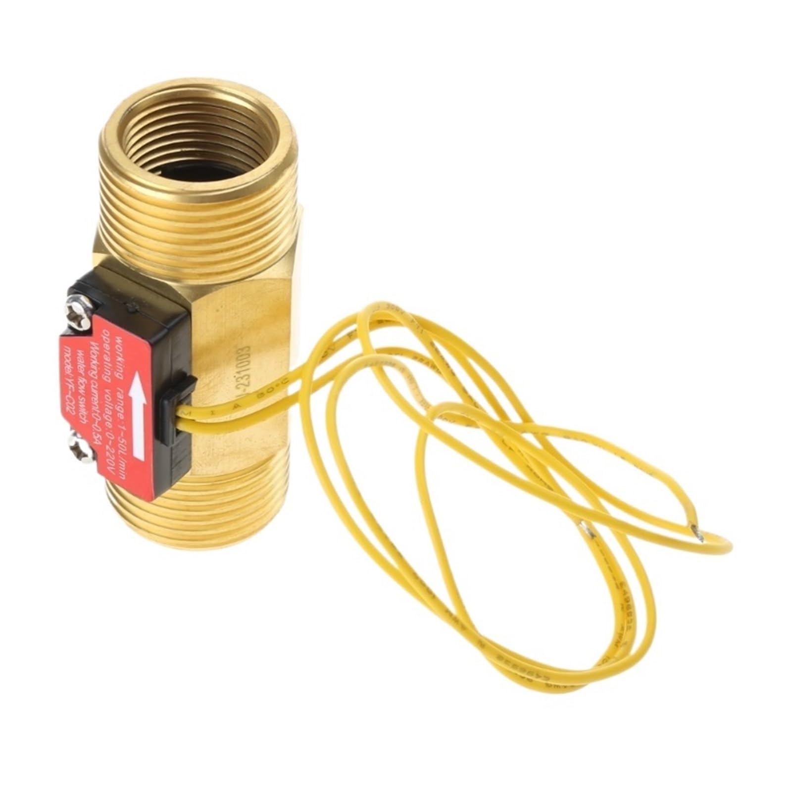 Flow Sensor Meter Digital Pipeline Water Flow High Performances DN20 Water Flow Brass Water Flow Switchs 1.5-50L/min Water Flows Control Liquid Flowmeter