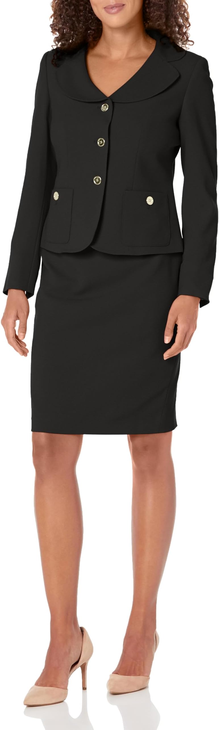 Women's 3btn JKT with Pencil Skirt