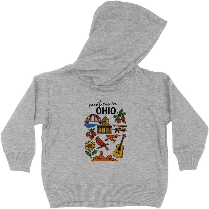 Meet Me in Ohio Kids Hoodie Sweatshirt Toddler