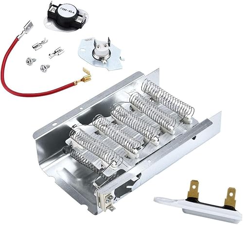 Miniatura 1 de Elemento calefactor de secadora Reemplazar para Whirlpool WED7000DW1 WED4815EW WED5840SG0 WED5840SW0 WED5850SG0 WED5850SW0 WED5860SG0 WED5860SW0