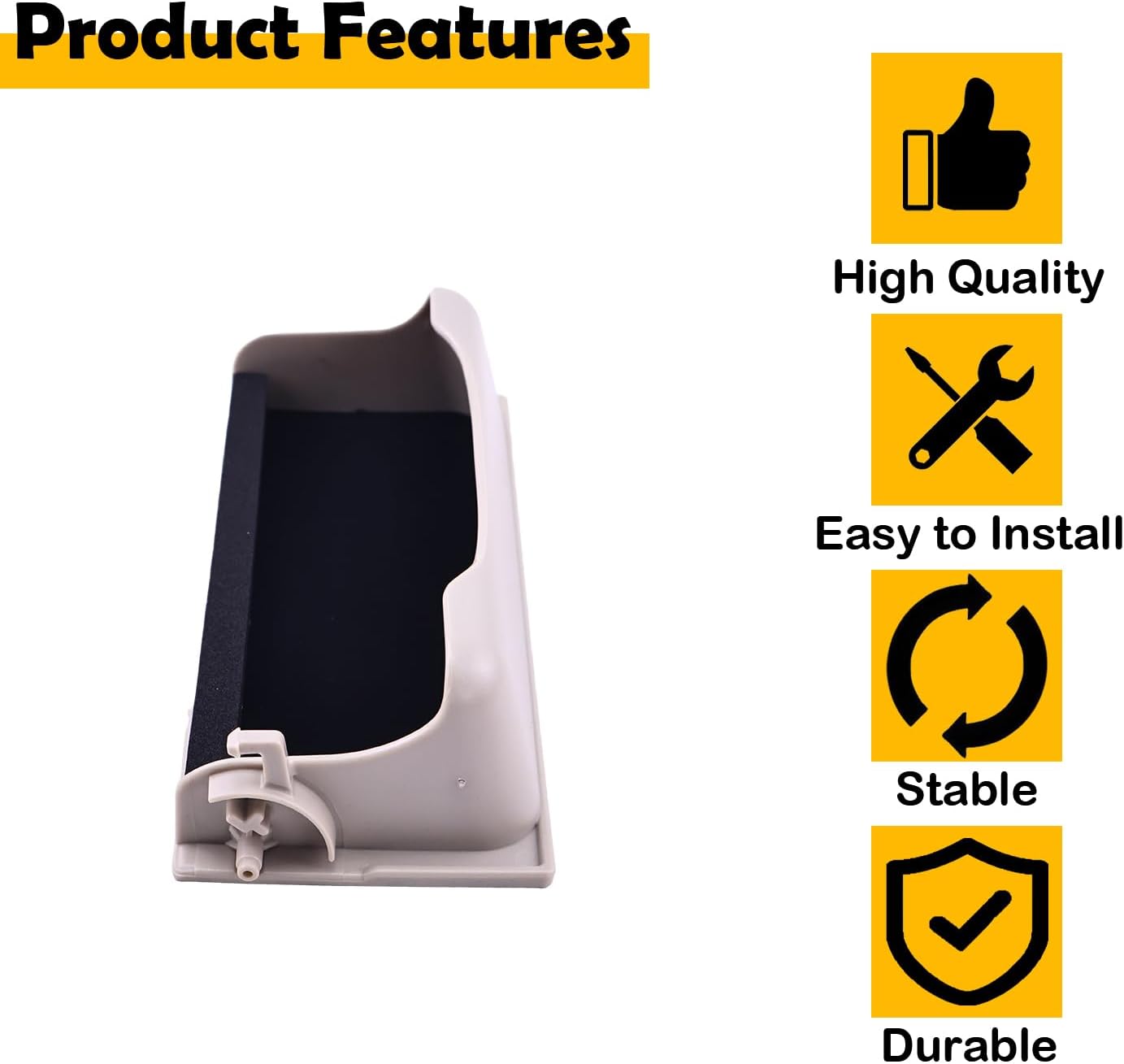 GS4E-69-976-75 Overhead Roof Console Sunglass Holder w/o Down Light Compatible with Mazda6 2009-2013
