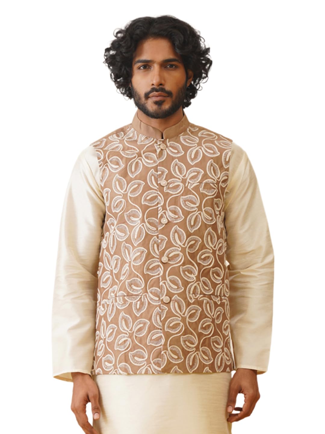 jompers Men's Embroidered Nehru Jacket-picture-27