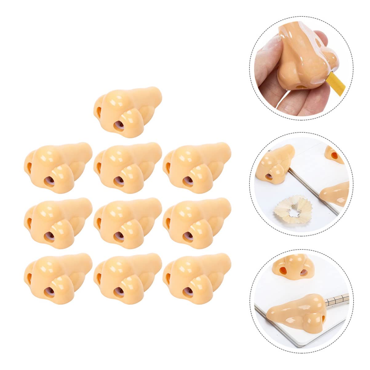 Lurrose 40pezzi Temperamatite Creativi Naso Gadget Per Scuola Per Standard Pratici Per e