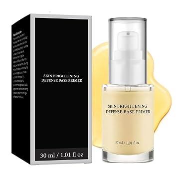 Base Prep, Perfecting Makeup Base for Skin Prep, Silicone-Free, Serum Texture for Glowing, Flawless & Long-Lasting Makeup, Grip Primer Skin Brightening Serum, 1.01 fl oz