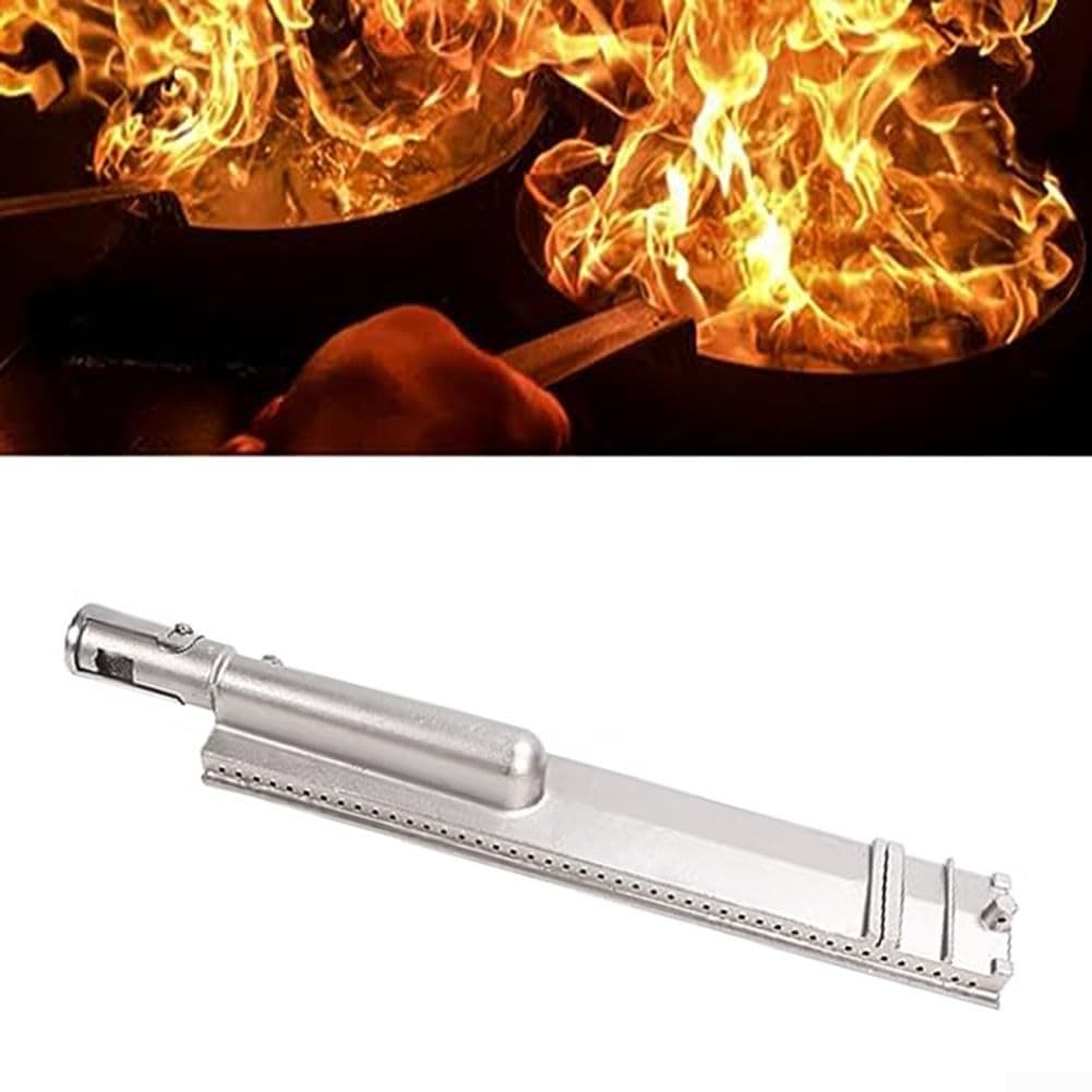 Bruciatore a gas in acciaio inox, 41 cm, resistente alla ruggine