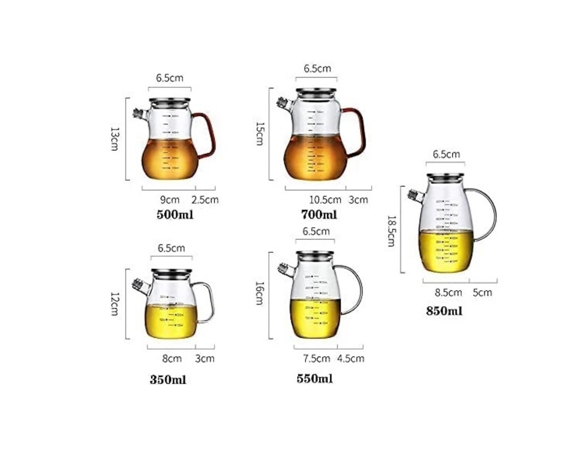 Dozownik oleju i octu Dozownik oleju i octu, szklany olej do smażenia ocet Cruet z zakrętką do butelki ze stali nierdzewnej odporny na kurz Ocet(850ml)
