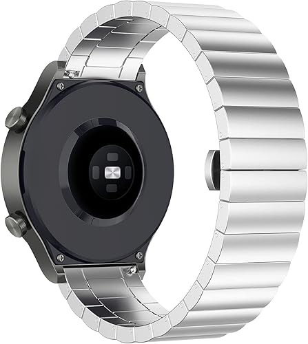 Miniatura 2 de Senter Bandas de acero inoxidable de 0.787in y 0.866in para reloj inteligente Huawei Watch GT2 1.654inGT3 1.811inGT2 1.811inGT 1.811in (hebilla de