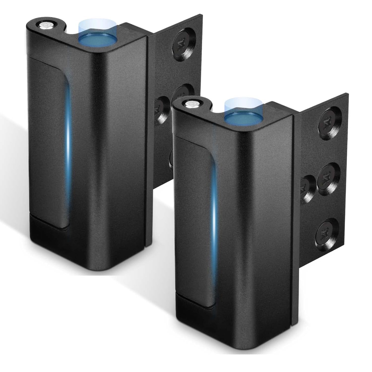 Door Reinforcement Lock Withstands 800lbs of Force - Extra Child Proof Door Lock Drilling Required,Prevents Unauthorized Entry,Add a Door Security Lock for Home Safety & Privacy (2, Black)-image-19