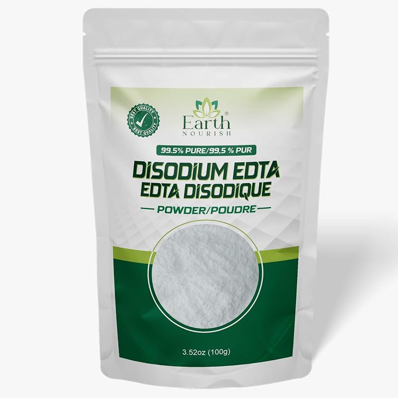 Disodium EDTA Earth Nourish em pó para formulações cosméticas, 100 g