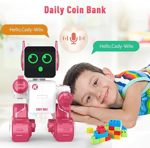 Miniatura 6 de Robot de juguete para niños, control remoto y aplicación, robot RC de programación inteligente, adecuado para niños y más para música, bailar,