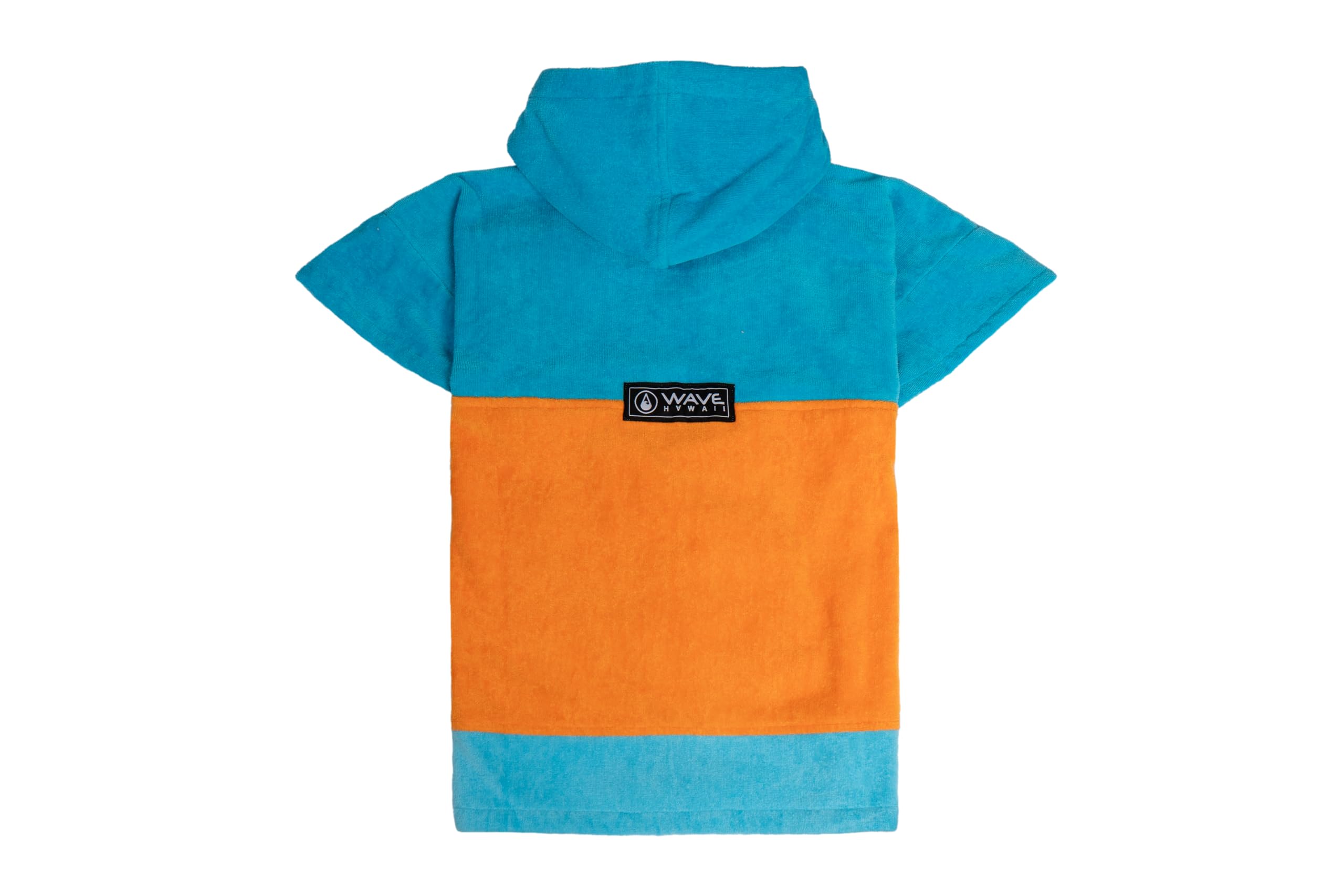 WAVE HAWAII Poncho surfingowy i plażowy dla dzieci, rozmiar XS, 121-150 cm | Poncho surfingowe dla dorosłych z bawełny 95–100%, chłonny ręcznik frotte, poncho do przebierania, na plażę