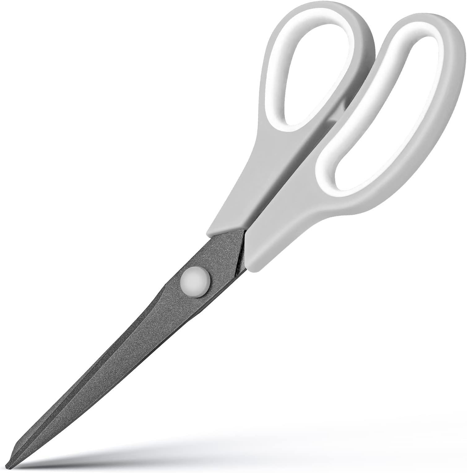 Forvencer 8" Titanium Non-Stick Scissors, All-Purpose Scissors, Stainless Steel Scissors with Comfort Grip, Heavy Duty Scissors for Office School Kitchen Home, Craft Scissors for Art DIY