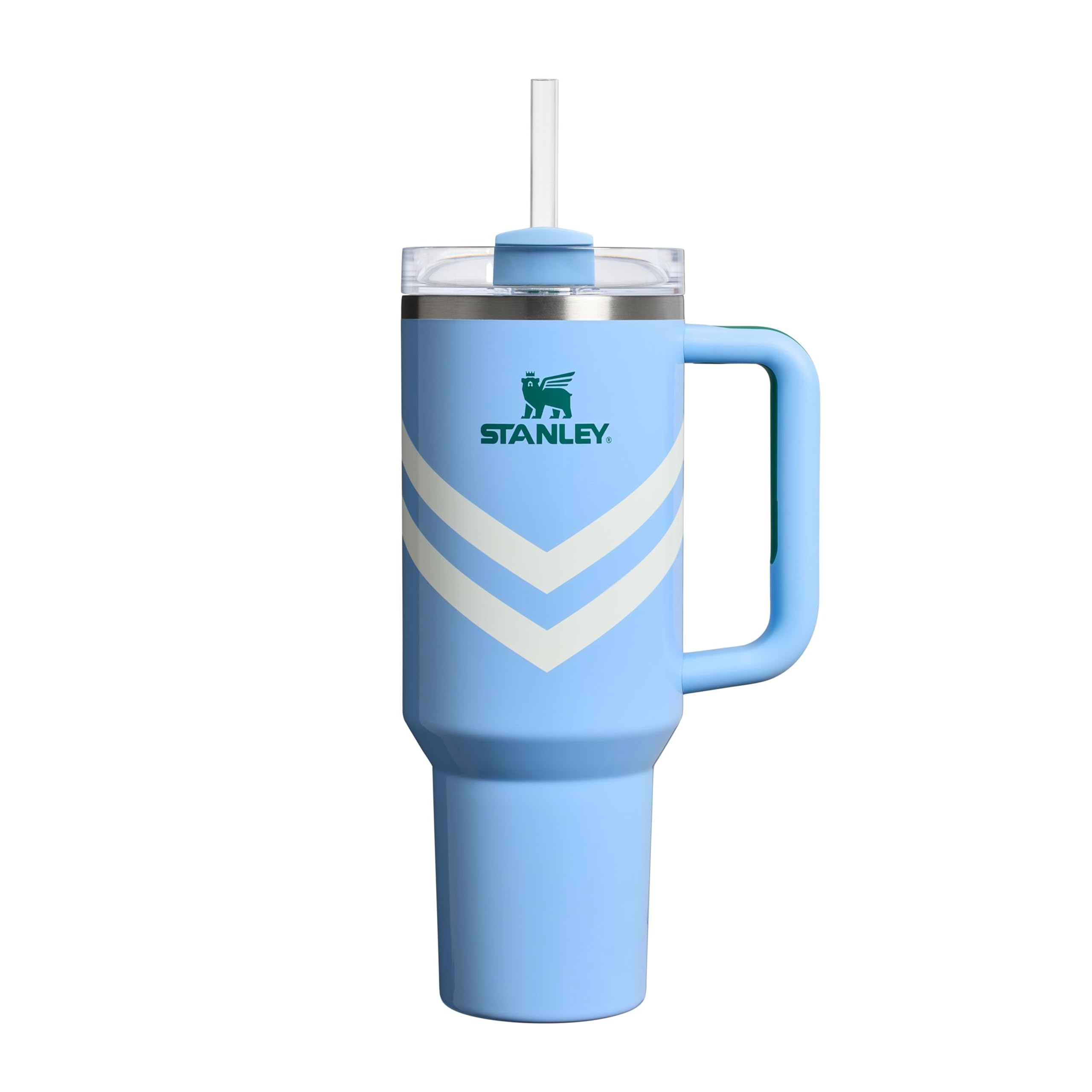 Stanley 1913 Quencher H2.0 FlowState Tumbler 1.2L - Cornflower Chevron Gloss — image 1