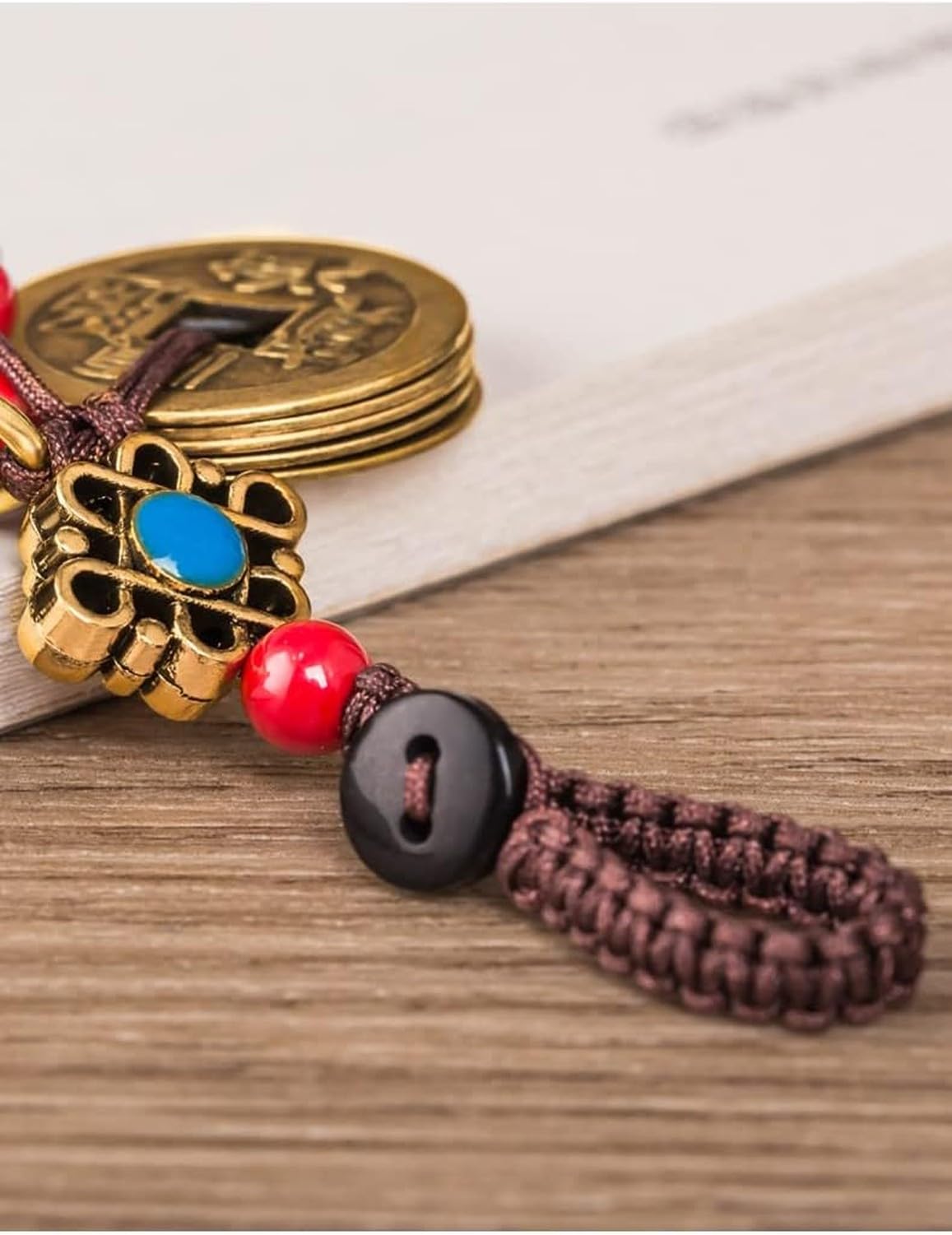 Messing Skulptur Fengshui Figur Statue Kunstwerk Glücksbringer Teetier Sammlerstück für Zuhause Büro Handgefertigter Messing Geldbeutel Schlüsselanhänger Kreati