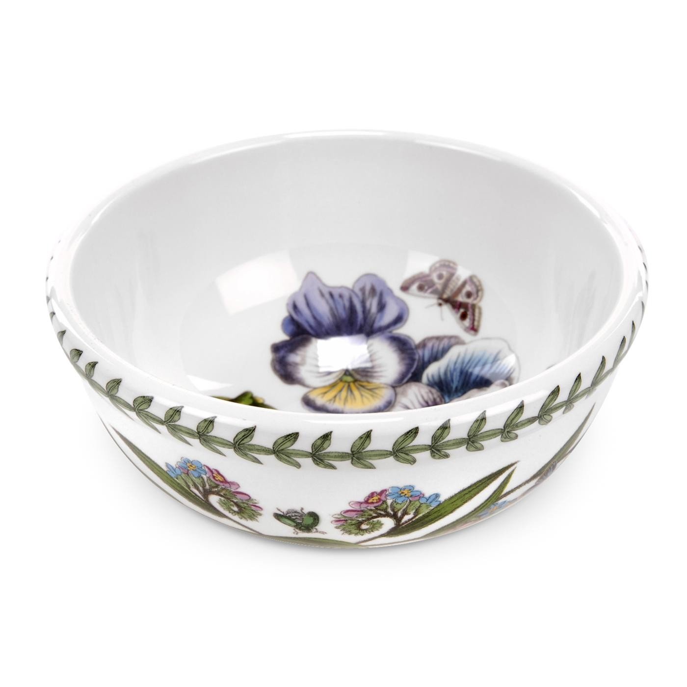 Portmeirion Neutral Botanic Garden - 5.5" Fruit Salad Bowl - Pansy