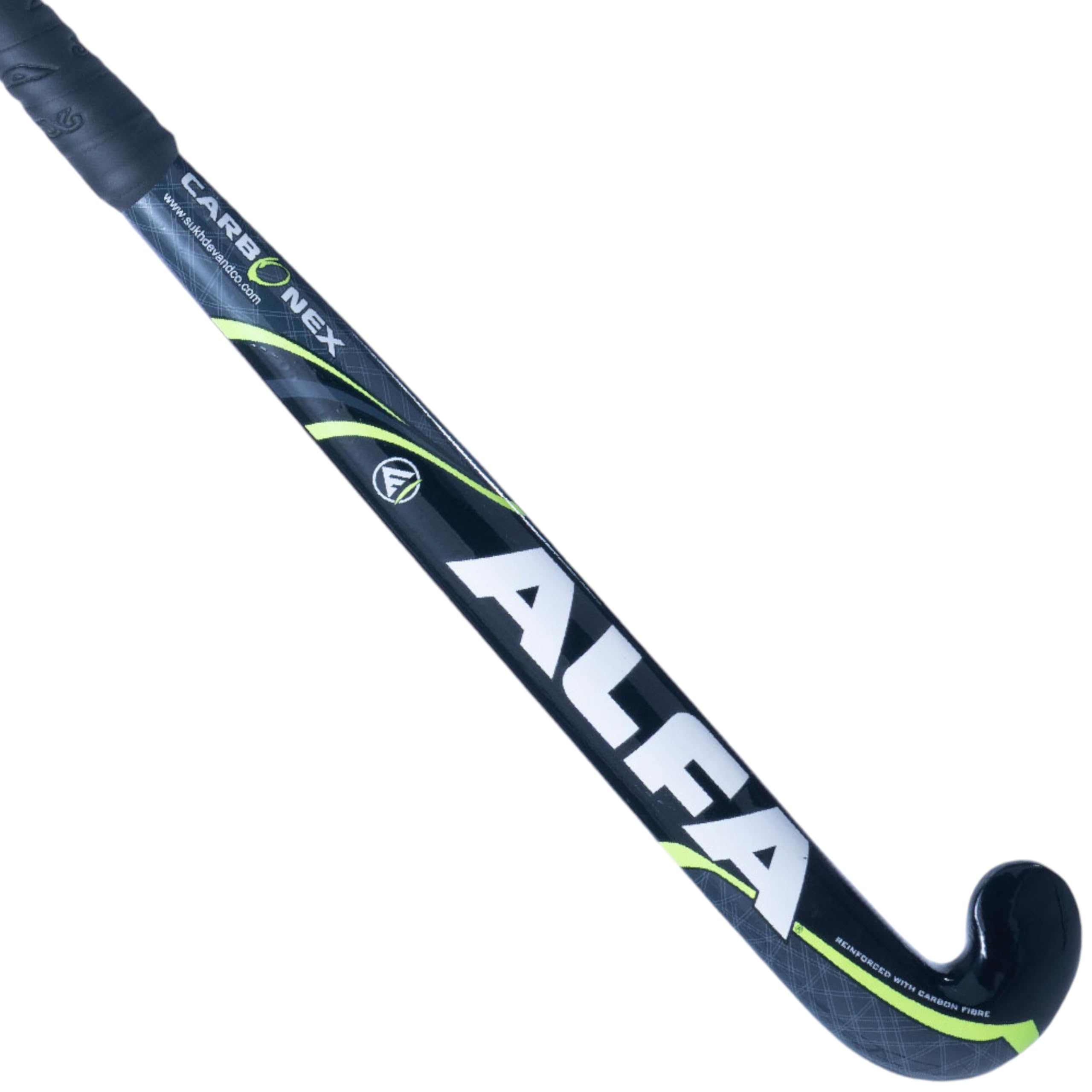 A L F A CARBONEX Wooden Hockey Stick Paint Finish (37 INCHES)-image-12