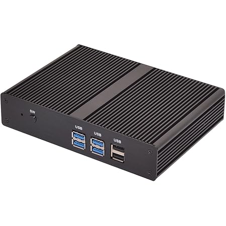 HUNSN Fanless Mini PC, Desktop Computer, HTPC, Nano Kodi Box, J1900