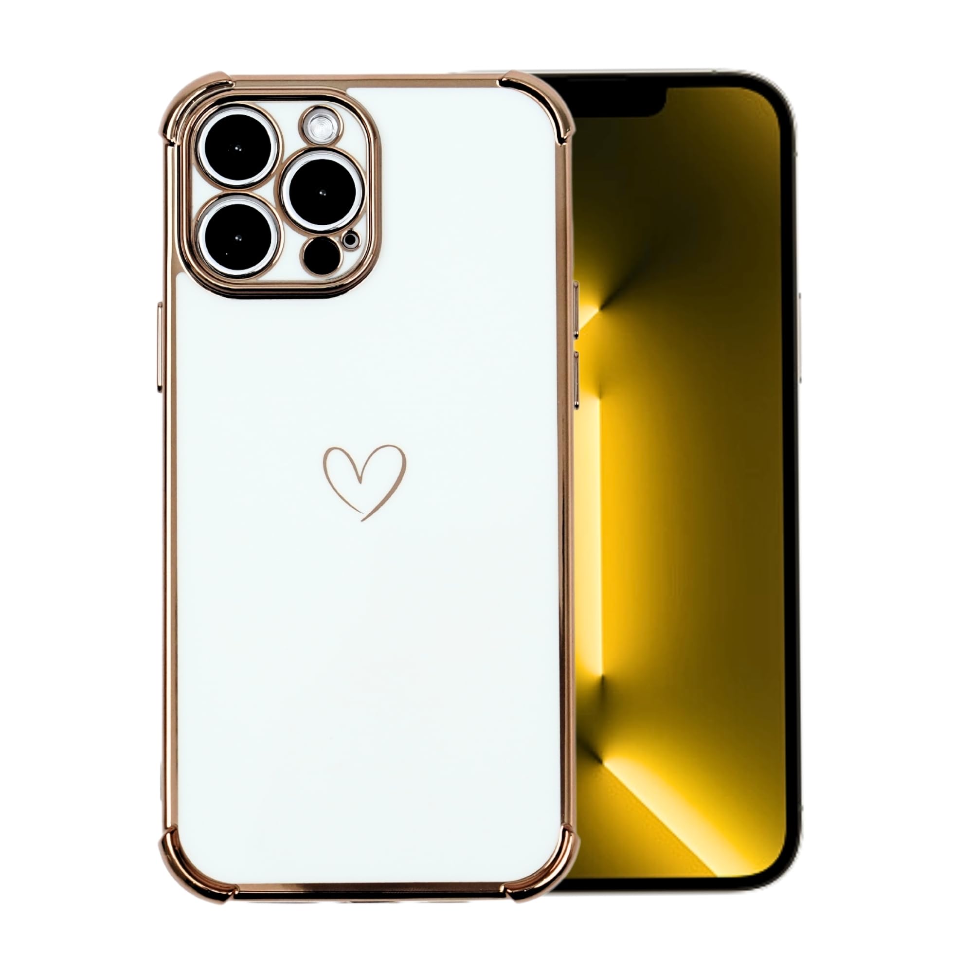 Amazon.com: Compatible with iPhone 13 Pro Max Case - White