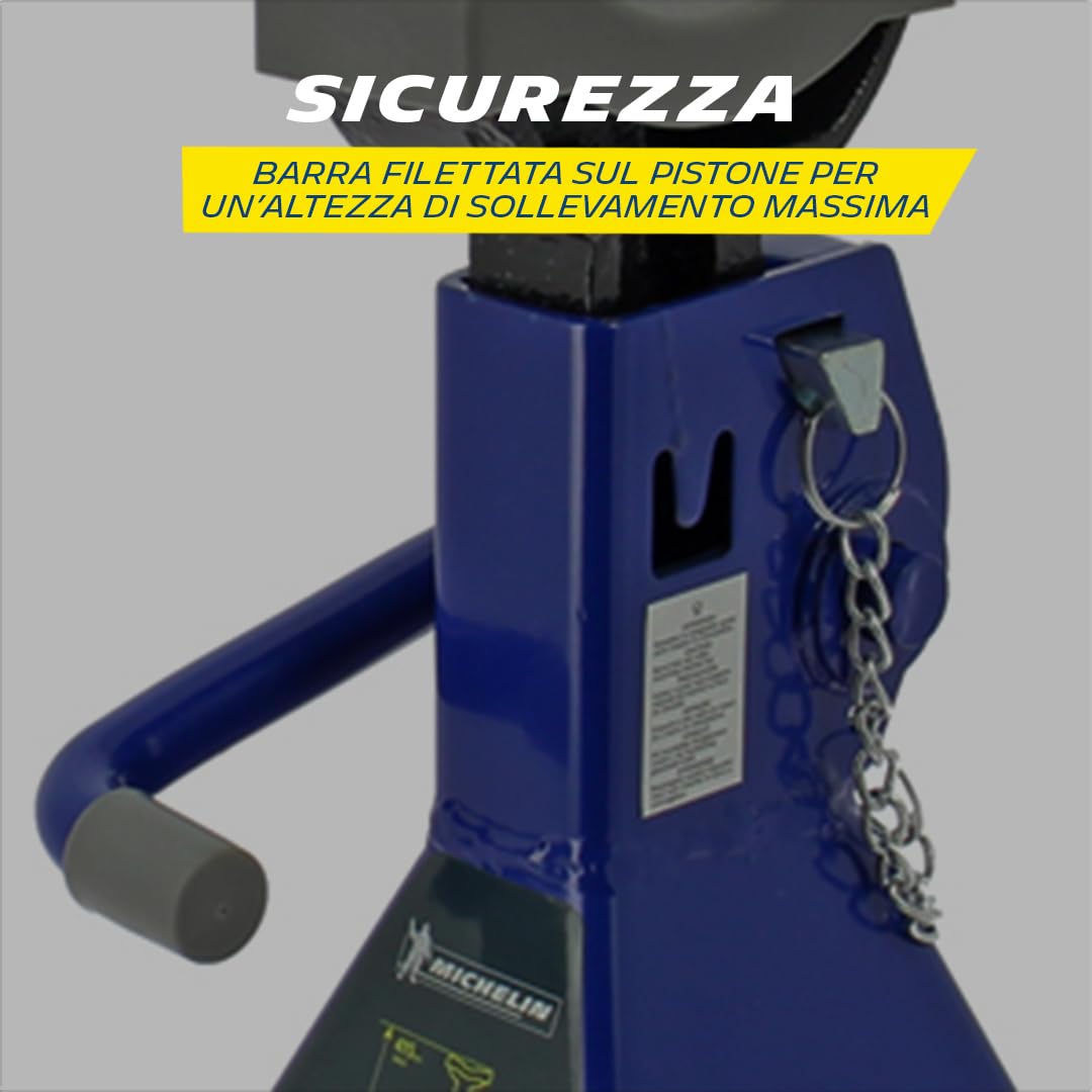 MICHELIN 2 cavaletti Auto treppiedi a cremagliera 2 tonnellate
