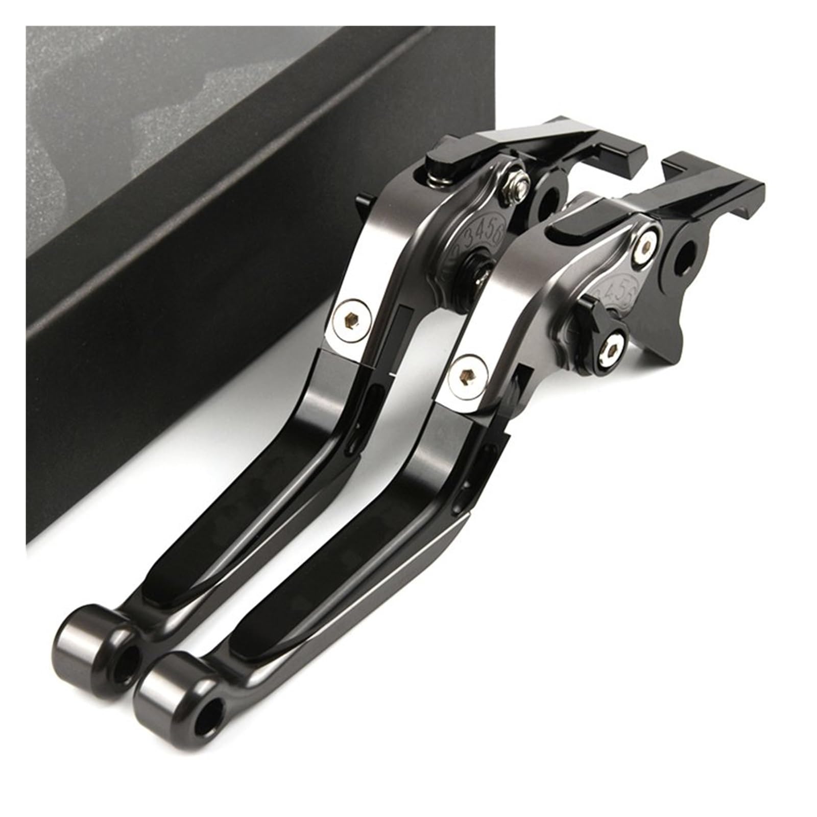 Pbqenxb Break and Clutch Levers for XADV 750 for Forza750 for XADV750 2024 2025 2026 Motorcycle Adjustable Handle Brake Lever Clutch Levers(Grey Black Grey)