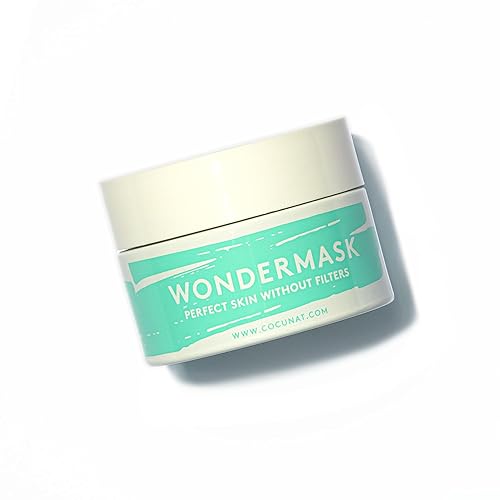 COCUNAT - Wondermask - Mascarilla Facial Limpiadora - Detoxifica, Exfolia y Equilibra - Cierra y Afina los Poros - Pieles Mixtas y Grasas - Elimina