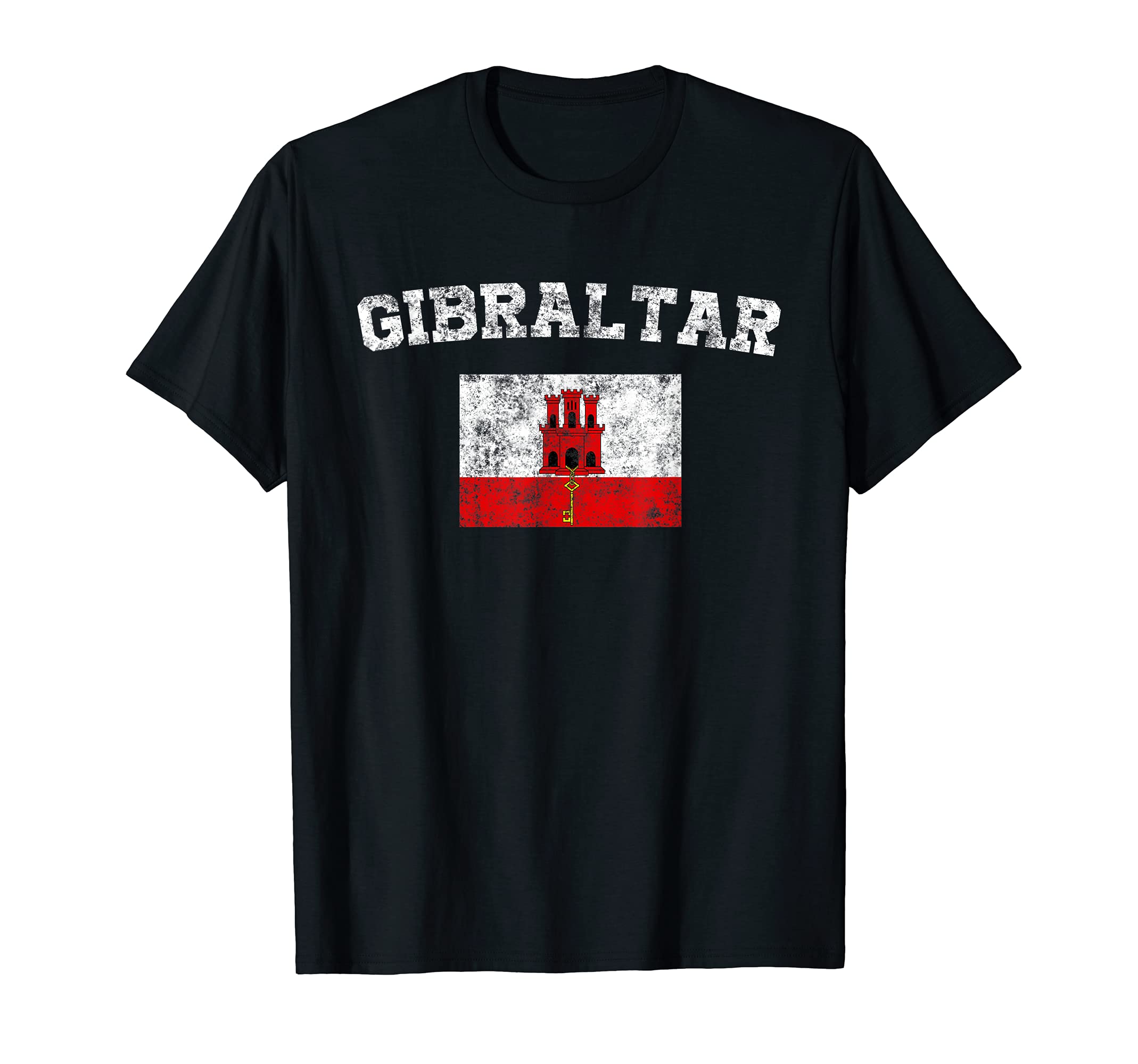 Gibraltarian Flag Shirt - Vintage Gibraltar T-Shirt