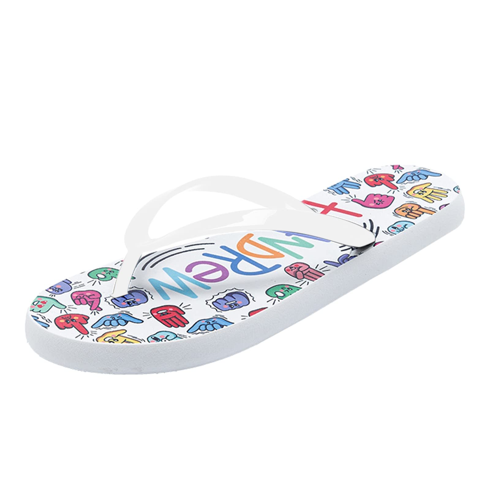 527 Hawaianas Mujer Chanclas Sandalias planas para hombre y mujer, zapatillas de playa a la moda con punta de Clip en espiga, impermeables, transpirables, zapatillas con estampado sin Chanclas NiñA