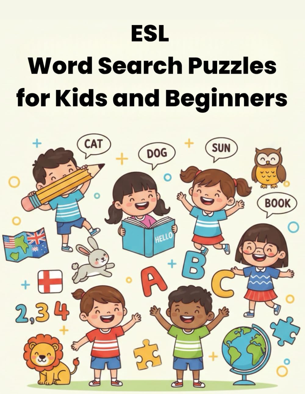 ESL Word Search Puzzles for Kids and Beginners