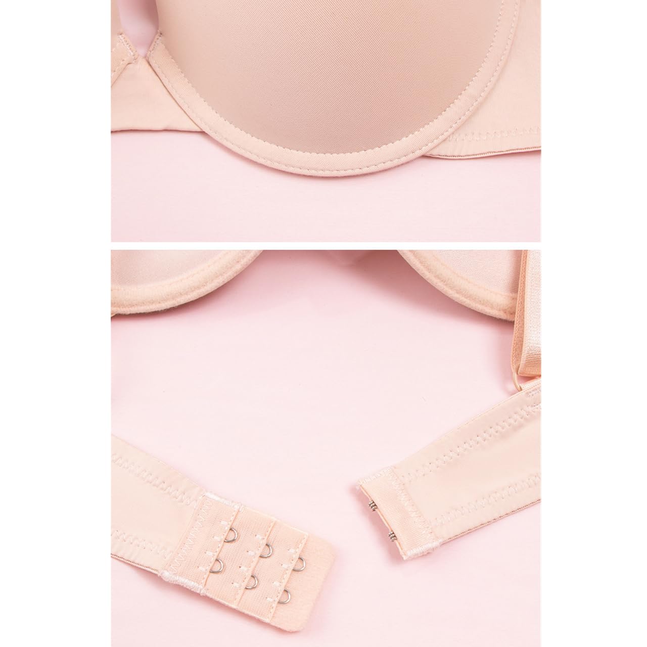 Reggiseno Donna Pacchetto di 3 Donne Trucco Corpo Senza Cuciture Traspirante Morbido, Biancheria Intima Sonno Opaca Classica Super Comfort delle Donne-Giallo-XL（90b）
