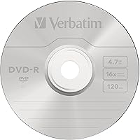 Vista 2 de Verbatim DVD-R Discos en Blanco AZO Dye 4.7GB 16X Disco Grabable - Paquete de 10 Envase Plateado