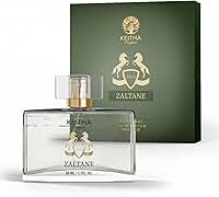 Perfume Francês Masculino Zaltane 50ml EDP Keitha Cosméticos – Amadeirado Aromático, 35% Essência Premium, Alta Fixação até 24h, Referência Olfativa em Haltane