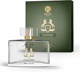 Perfume Francês Masculino Zaltane 50ml EDP Keitha Cosméticos – Amadeirado Aromático, 35% Essência Premium, Alta Fixação até 24h, Referência Olfativa em Haltane