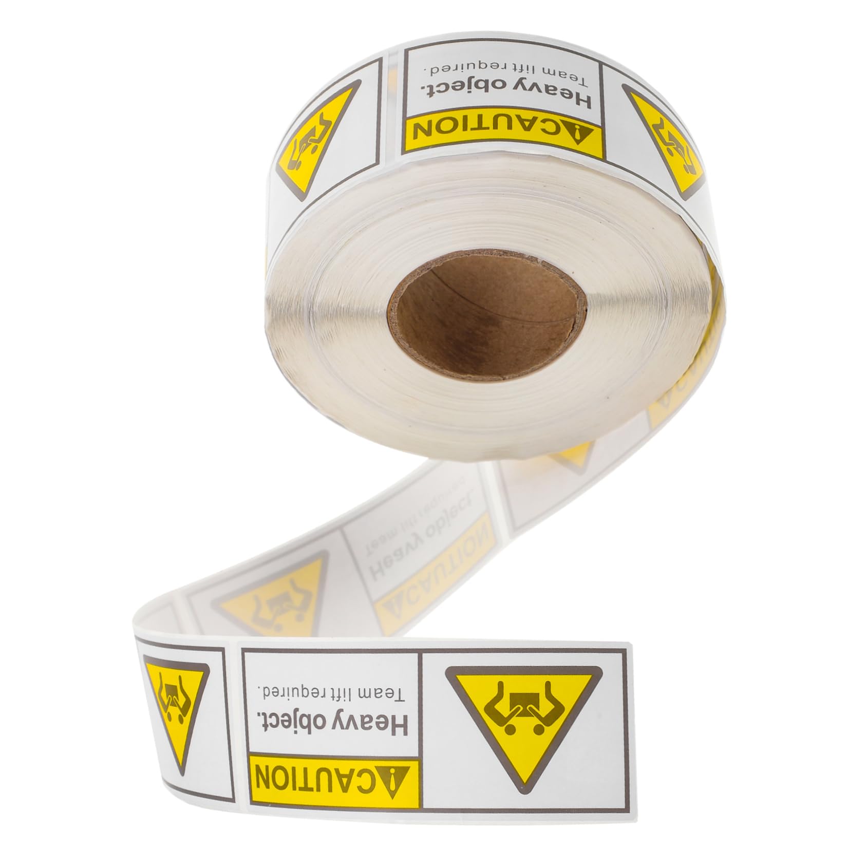 PRETYZOOM 5 Rouleaux Autocollants Étiquettes Heavy Object Étiquettes Adhésives pour Équipement de Levage Équipe pour Expédition