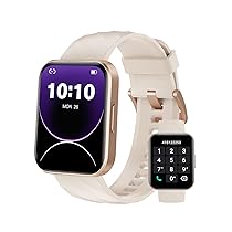 Dakofied Orologio Smartwatch Uomo Donna Chiamate Bluetooth Smart Watch con Contapassi Cardiofrequenzimetro da Polso Saturimetro Orologio Fitness Impermeabile IP68 Notifice di WhatsApp per Android iOS