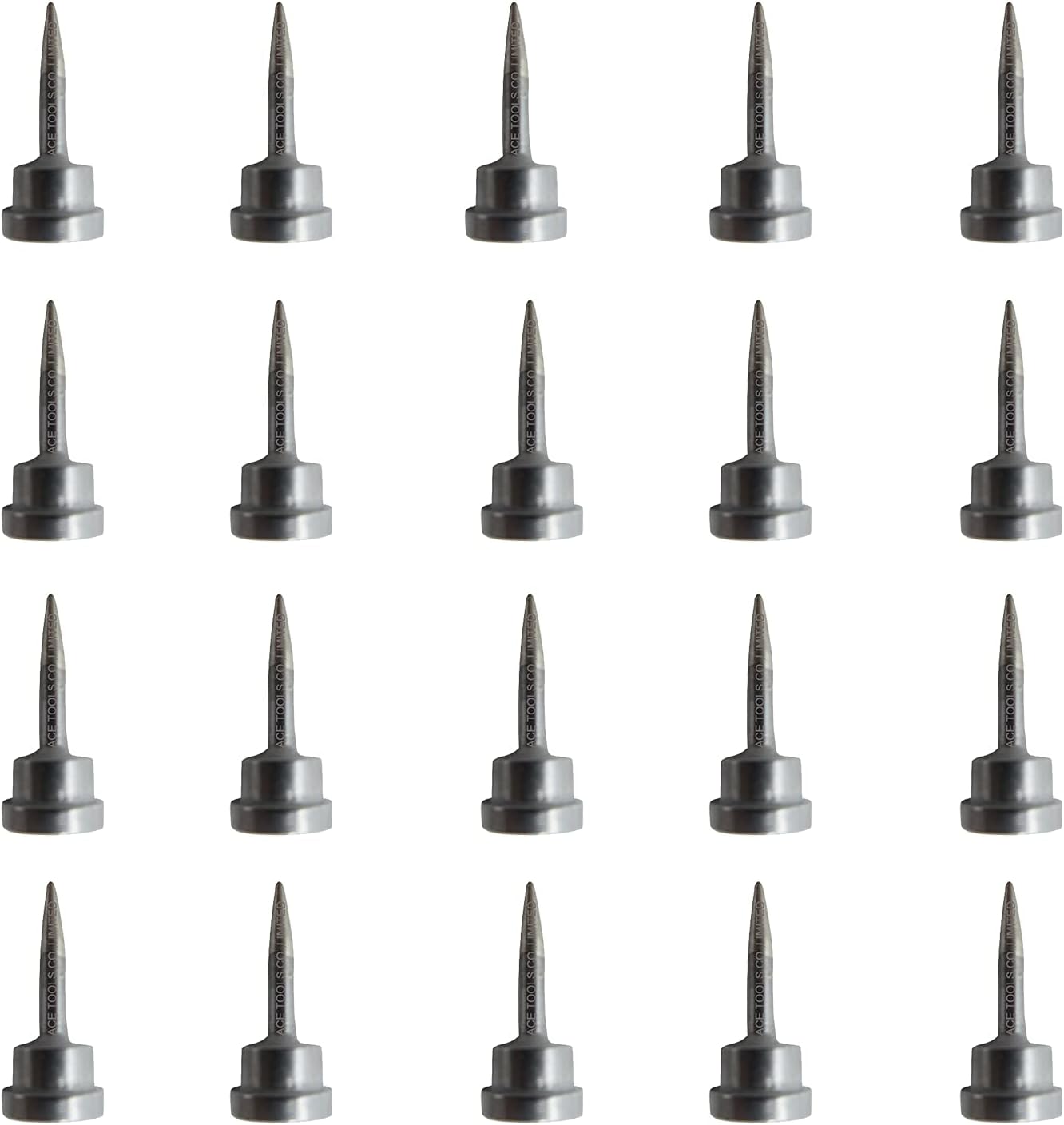LT1S Conical 0.008" / 0.20mm Soldering Tip for WXP80 WSP80 WP80 WP120 MPR PE75 TCPS WSFP8 WD1000 WSD81 WSD121 WR2002 WR3000M WS81 WD2000 ACE Brand Solder Iron Tips (20)