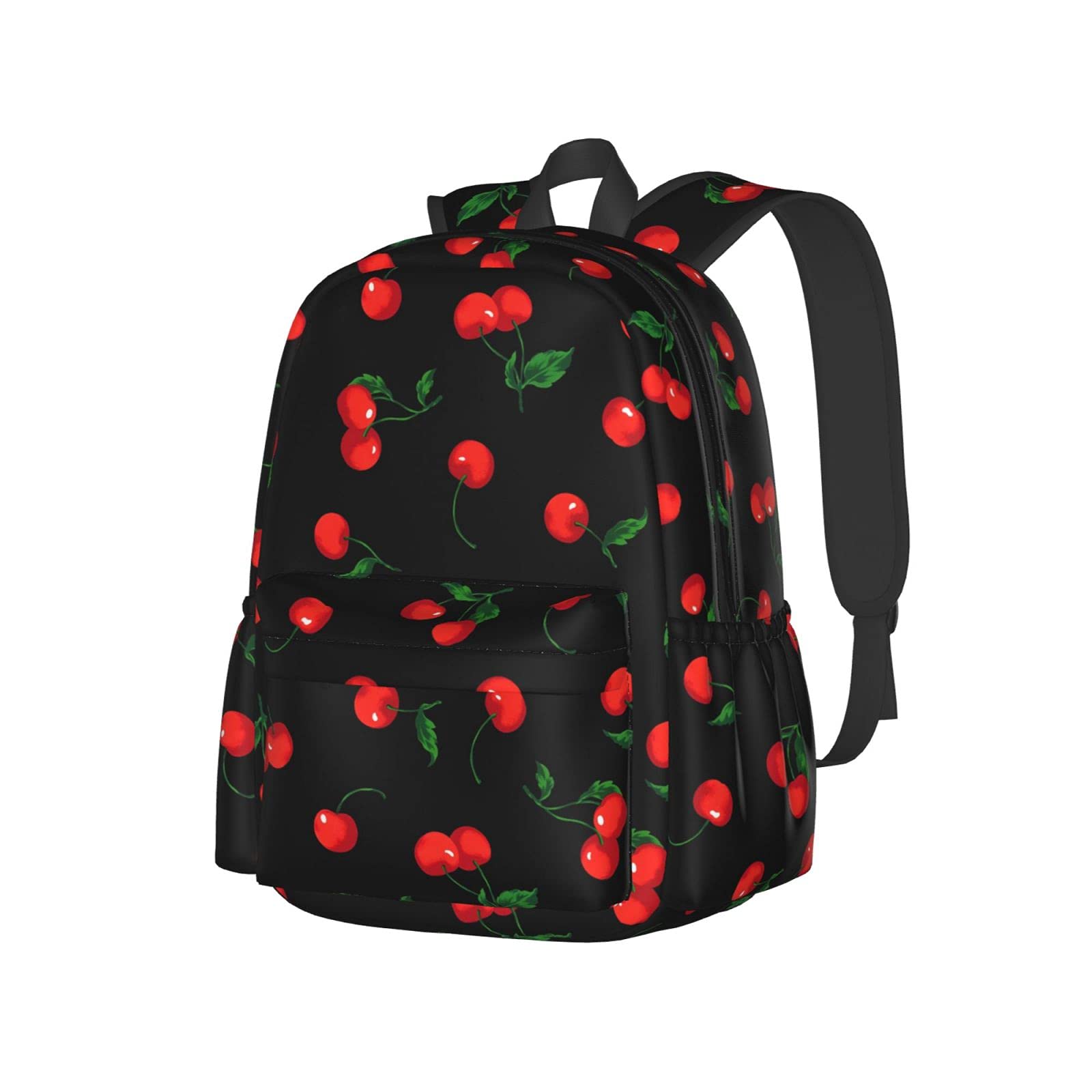 KiuLoam 17 Inch Backpack Pattern Of The Cherry Laptop Backpack Shoulder Bag School Bookbag Casual Daypack