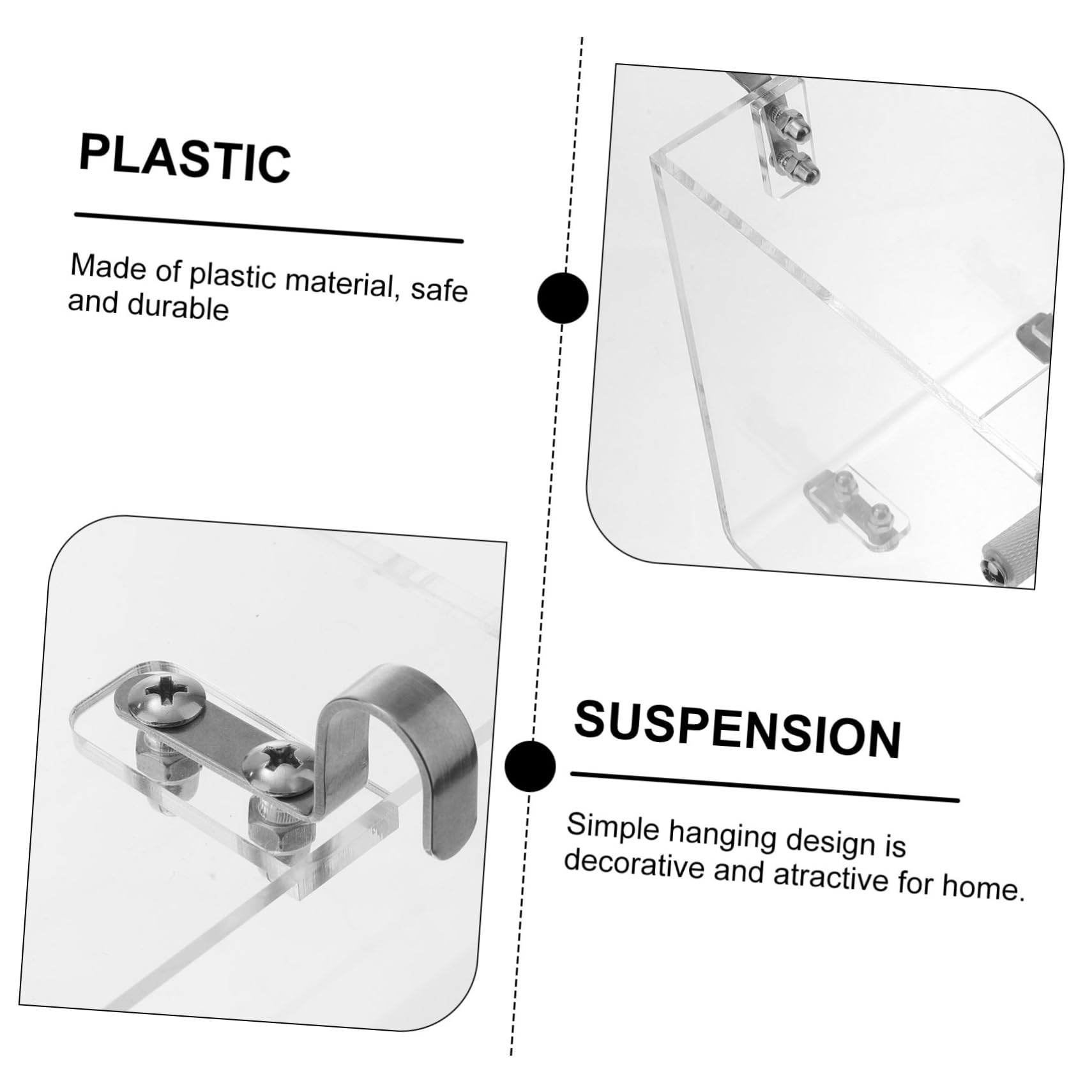ifundom Mangiatoia Automatica Per Pappagalli Ciotola Per Uccelli Acqua Potabile Plastica Per Animali Domestici Facile Installazione Gabbia Comoda Ciotola Alimentazione Pulizia Facile Desig