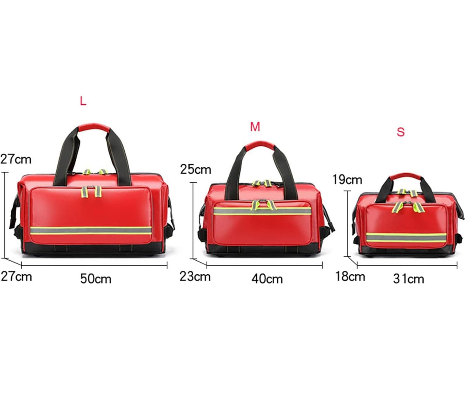 Bolsa de botiquín de primeros auxilios portátil, bolsa de primeros auxilios para primeros auxilios con múltiples bolsillos, ideal para traumatismos, enfermería y atención médica a domicilio(Blue,Small