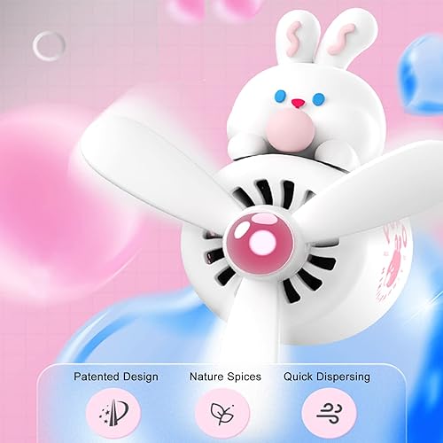 Vista 10 de Cacacece 6 paquetes de recambios de ambientadores de coche con olor a colonia, pastillas de repuesto de fragancia sólida Colonia-6 paquetes