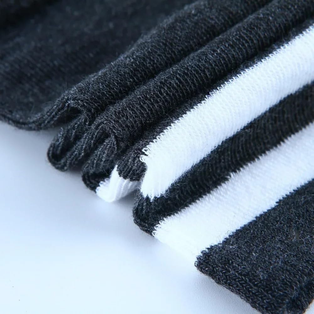 6 pares de calcetines por encima de la rodilla, cálidos, for mujer, for uso diario y cosplay.