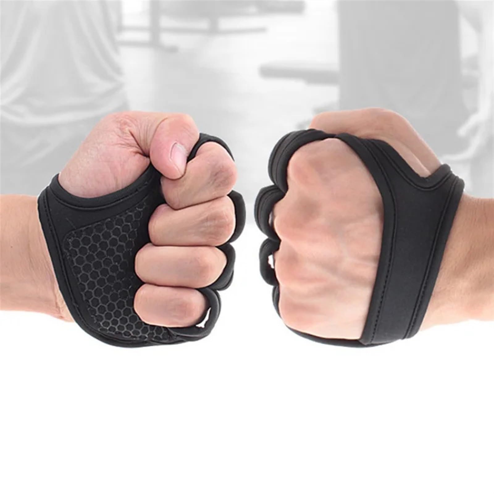 Gym Grips Gants de Fitness de gymnastique protège-main hommes femmes musculationmmes femmes musculation entraînement puissance haltérophilie gants d'entraînement haltères poignées coussinets