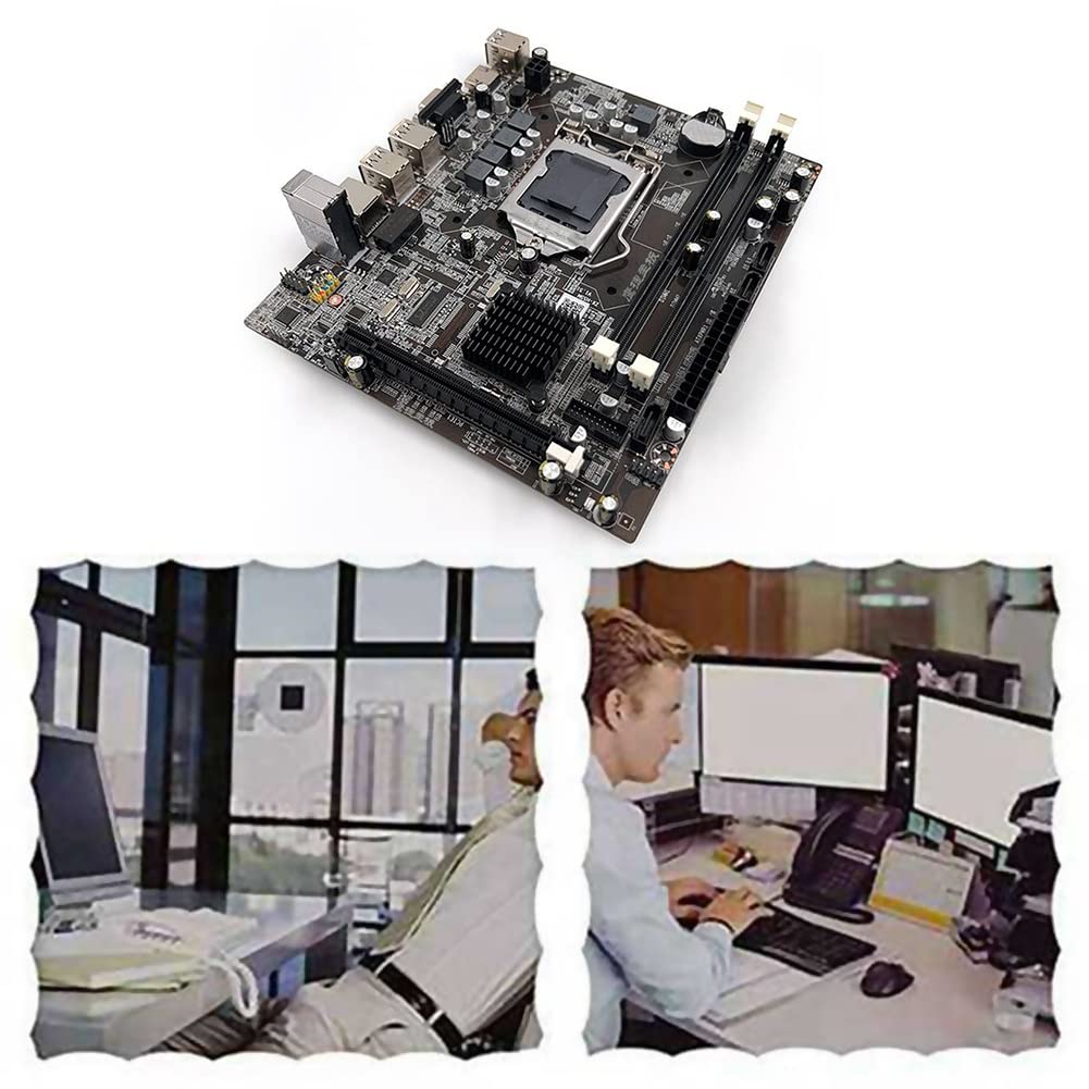 Accessoires électroniques Carte mère H55 LGA 1156 prend en charge I3 530 I5 760 CPU Ddr3 mémoire RAM ordinateur de bureau carte mère Appareils électroniques