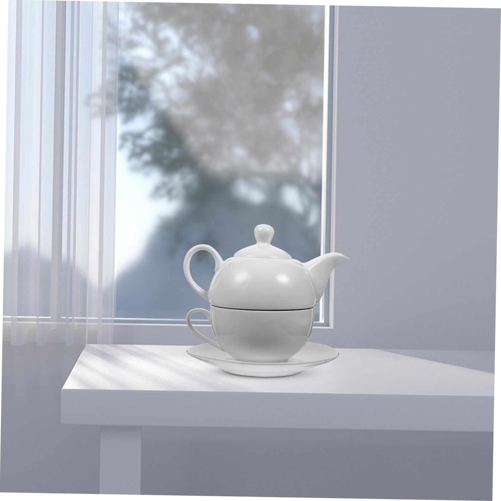 1 zestaw ceramicznych czajników do herbaty, elegancki czajniczek z filiżankami i spodkiem do herbaty liściastej, dekoracja domu i prezent podróżny dla miłośników herbaty