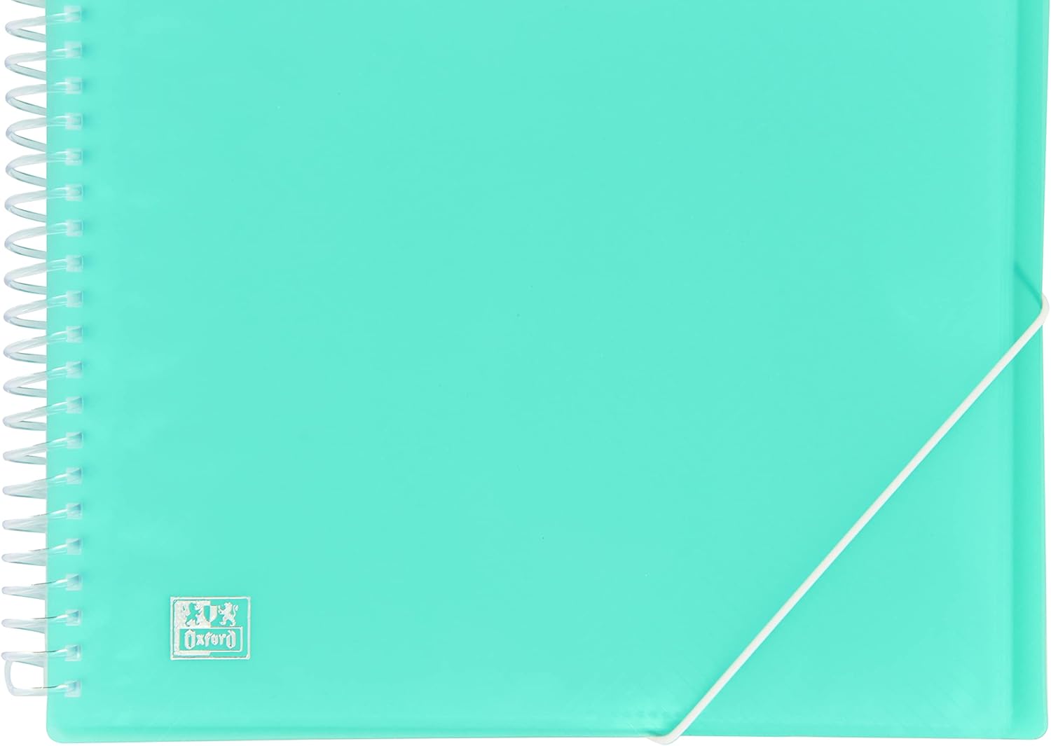 Oxford, A4 Plastic Sleeve Folder, 30 Transparent Sleeves, Turquoise