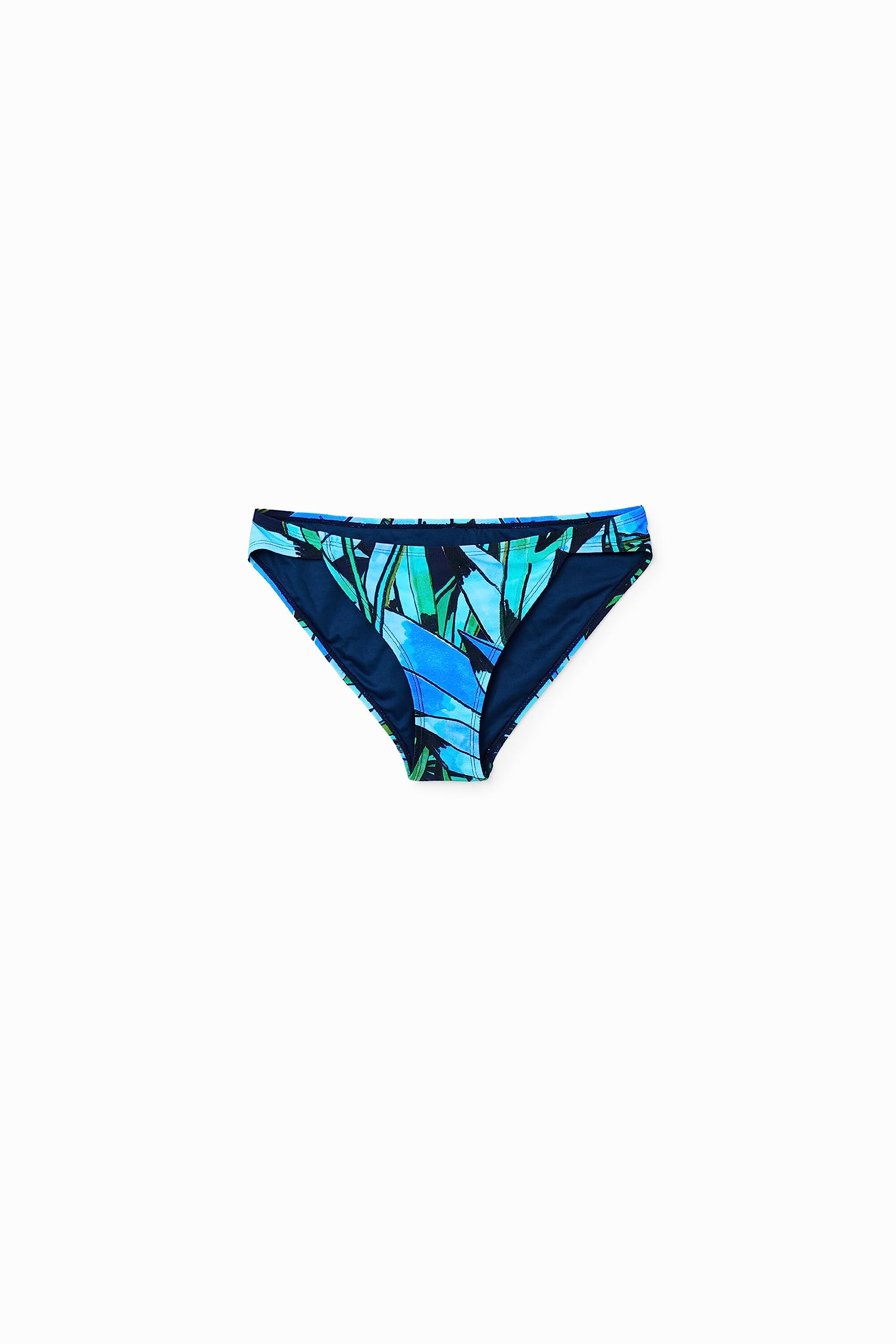 Desigual Women's Tropical Bikini Bottoms, Blue, Large